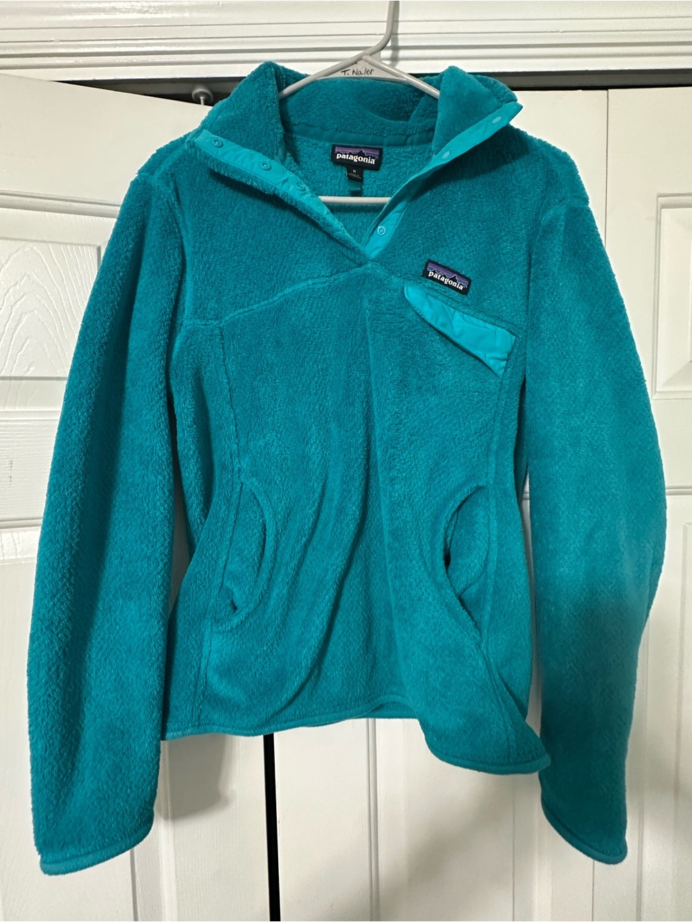 Patagonia Teal Pullover Fleece Jacket